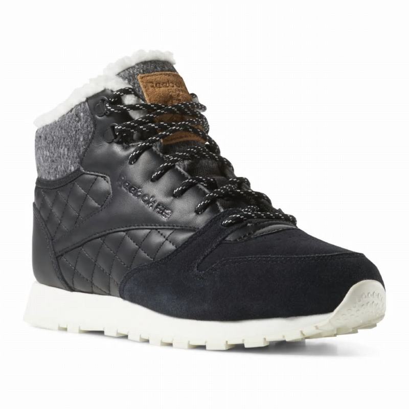 Reebok Classic Leather Arctic Tenisky Damske - Čierne/Biele ZI5205EK